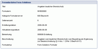 PDF Formular - Reiter Form-Solutions - Bereich: Formulardaten Form-Solutions