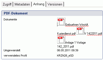 Reiter Anhang - Teilbereich PDF-Dokument